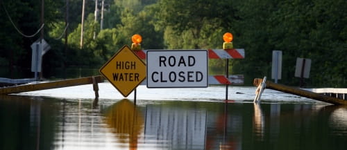 Hurricane flooding