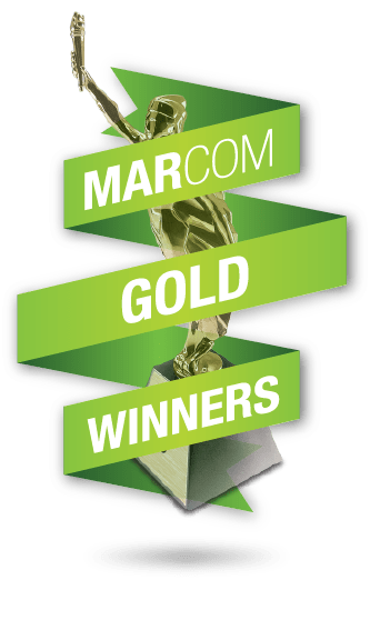 Marcom gold award logo